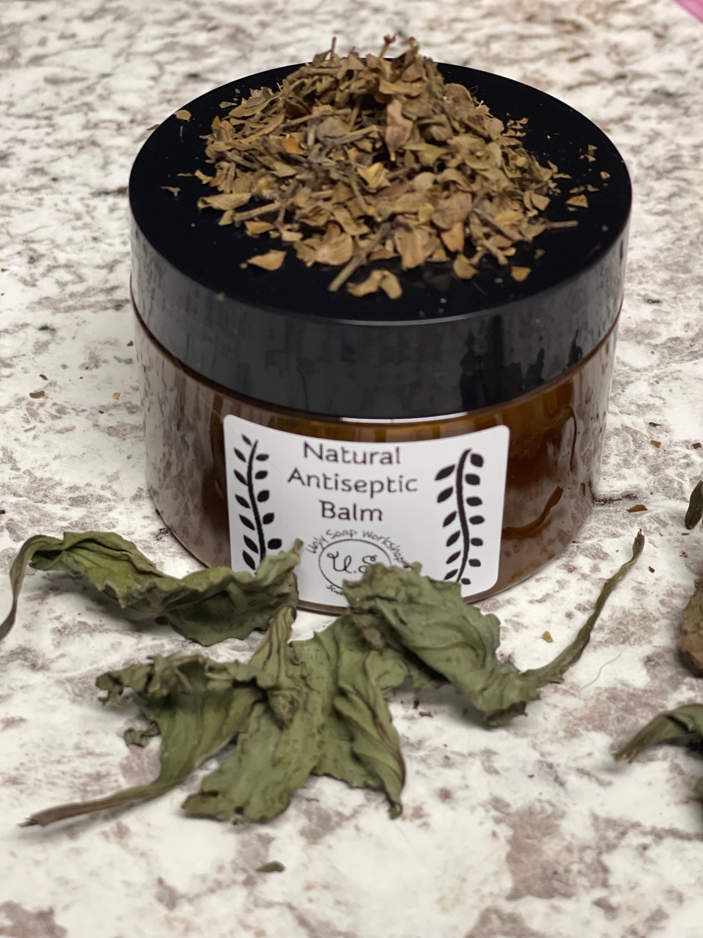 Chaparral, Plantain, Jojoba and Almond oil Salve