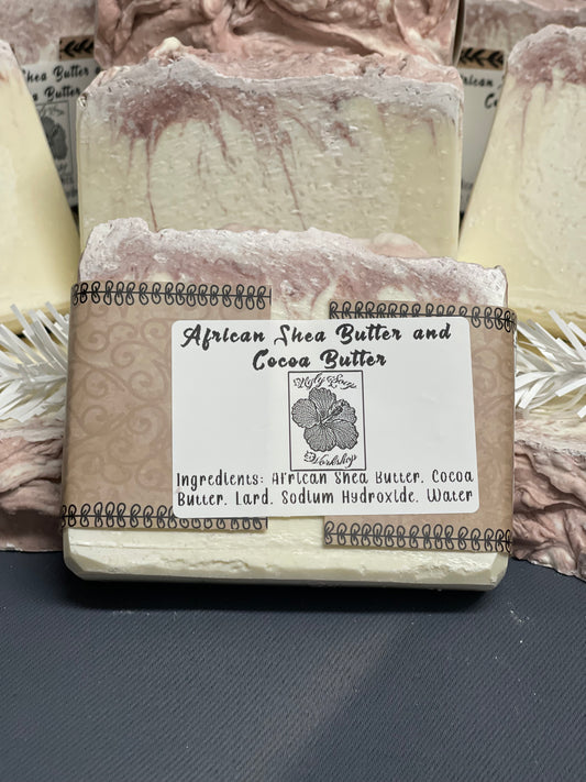 African Shea Butter, Cocoa Butter and Jojoba Oil Soap