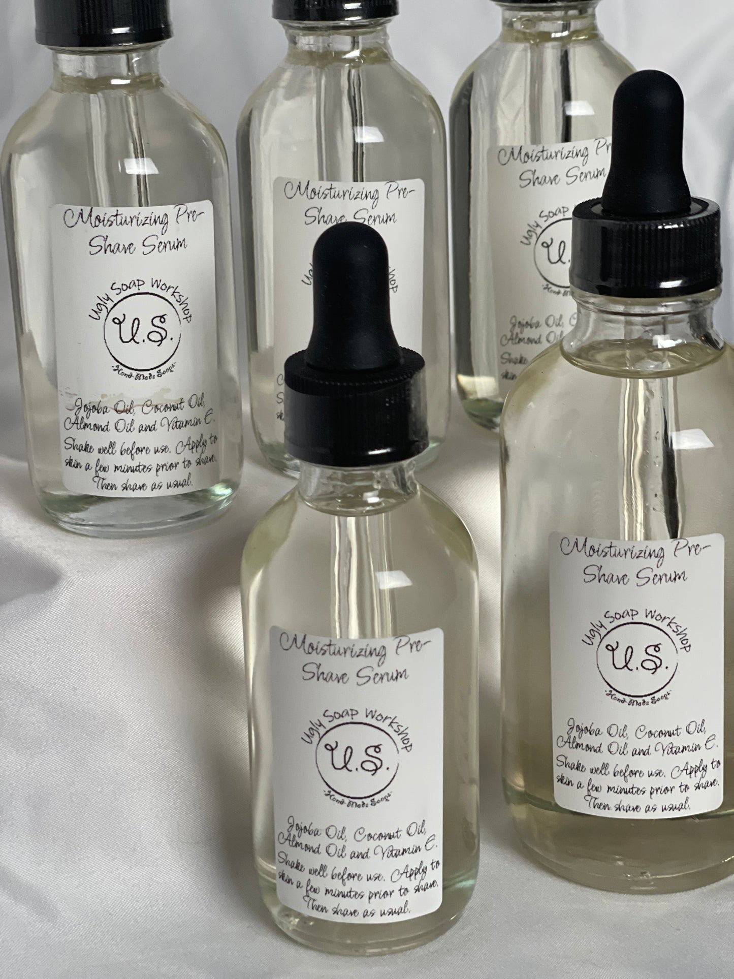 Pre-shave Serum, moisturizing anti-razor burn, no rashes