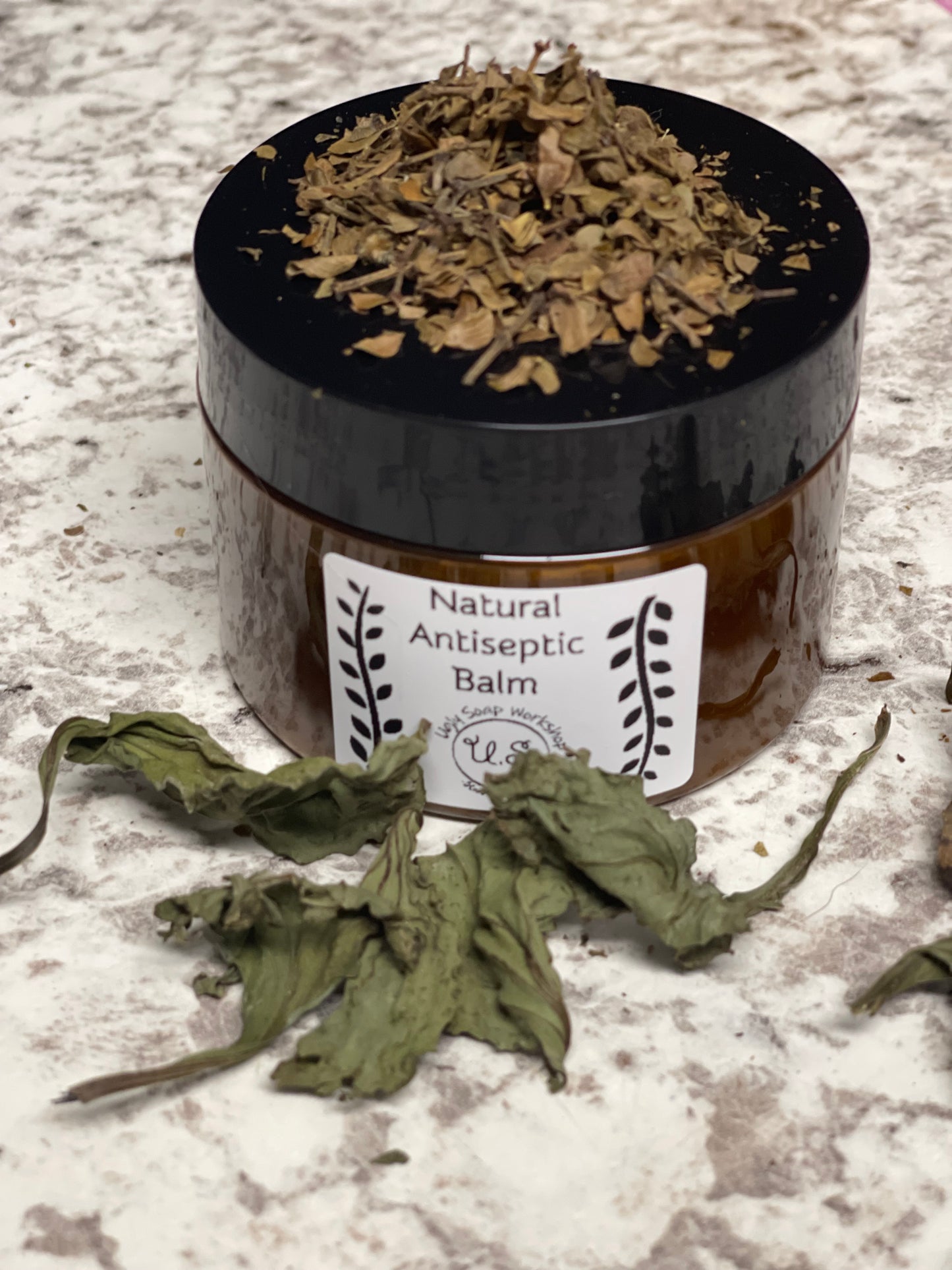 Chaparral, Plantain, Jojoba and Almond oil Salve