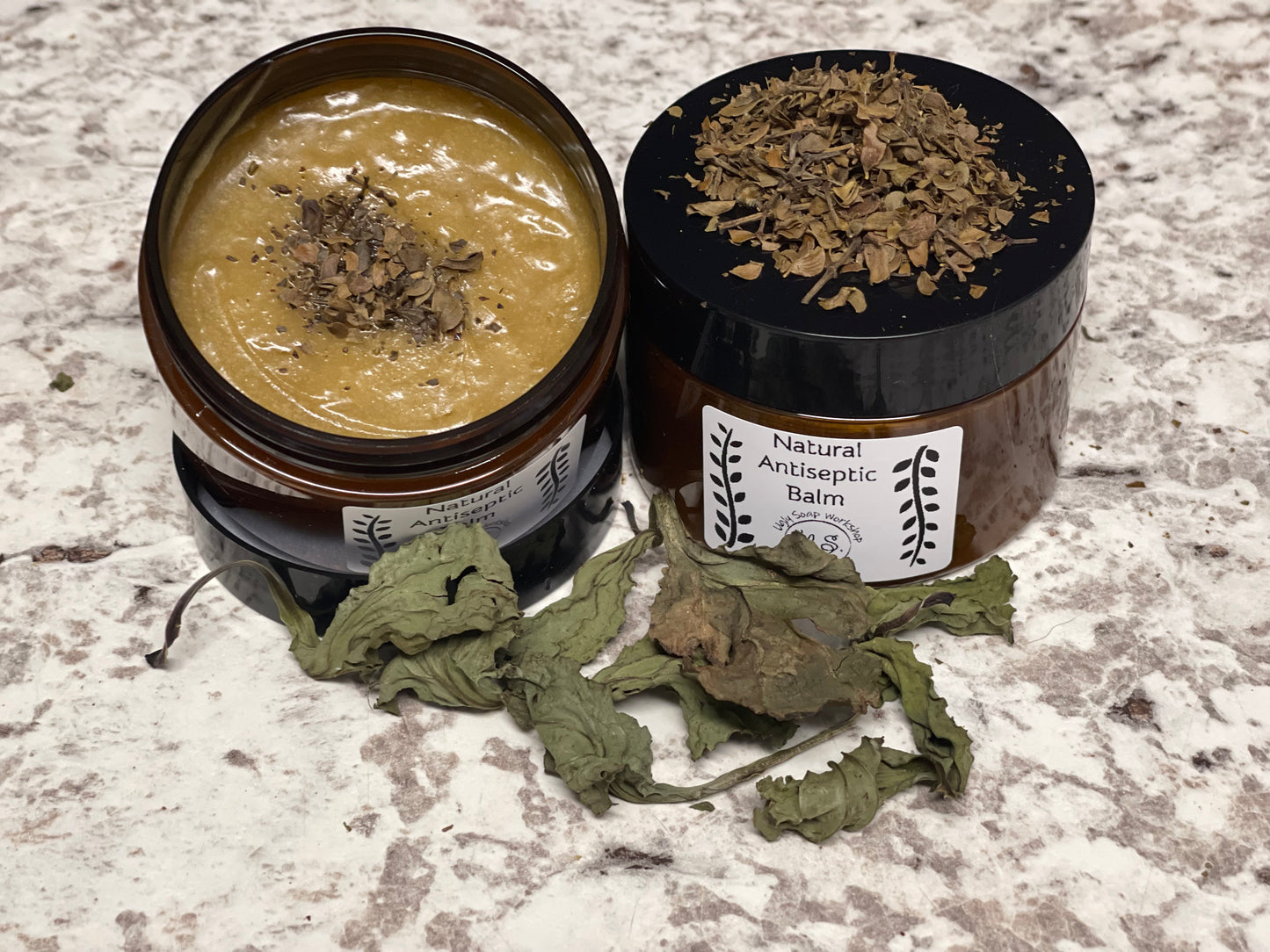 Chaparral, Plantain, Jojoba and Almond oil Salve