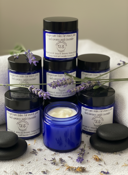 Lavender Essential Oil Magnesium Rub