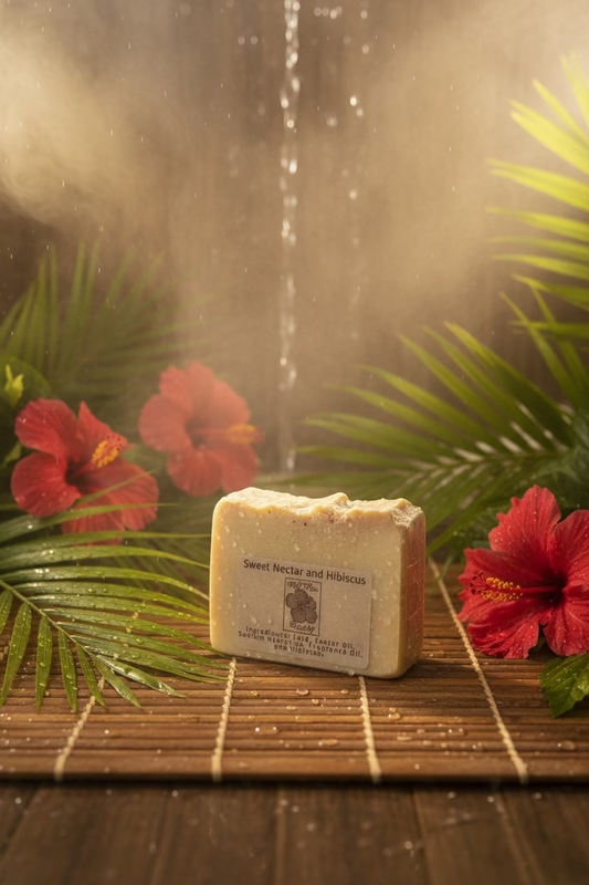 Sweet Nectar and HIbiscus Soap
