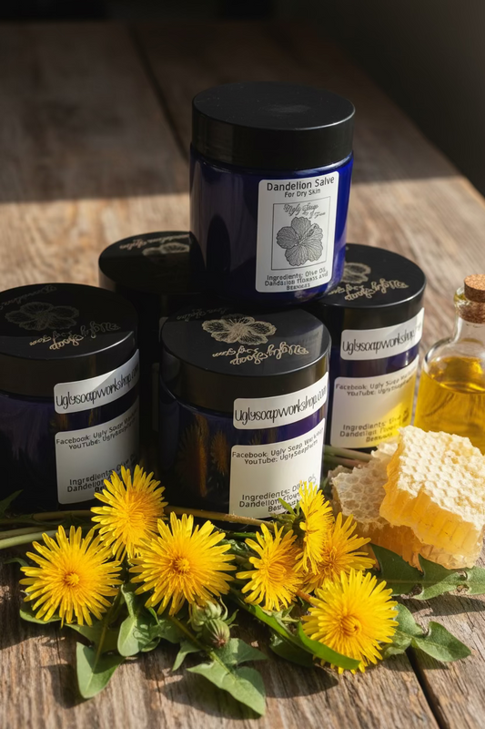 Dandelion Salve severe dry skin relief