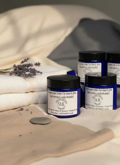 Menthol Magnesium Rub for muscle pain, joint pain and cramping