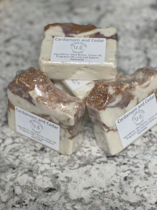 Cardamom and Cedar moisturizing bar soap