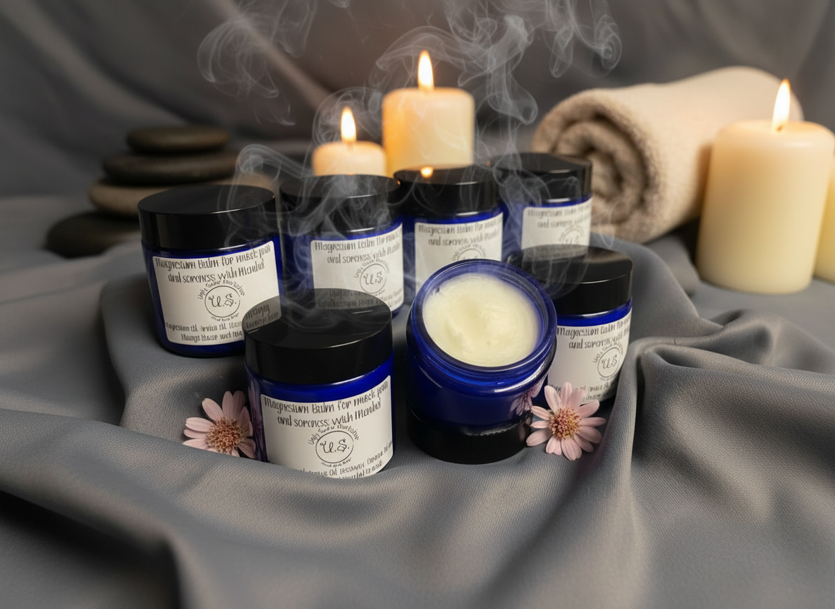 Menthol Magnesium Rub for muscle pain, joint pain and cramping
