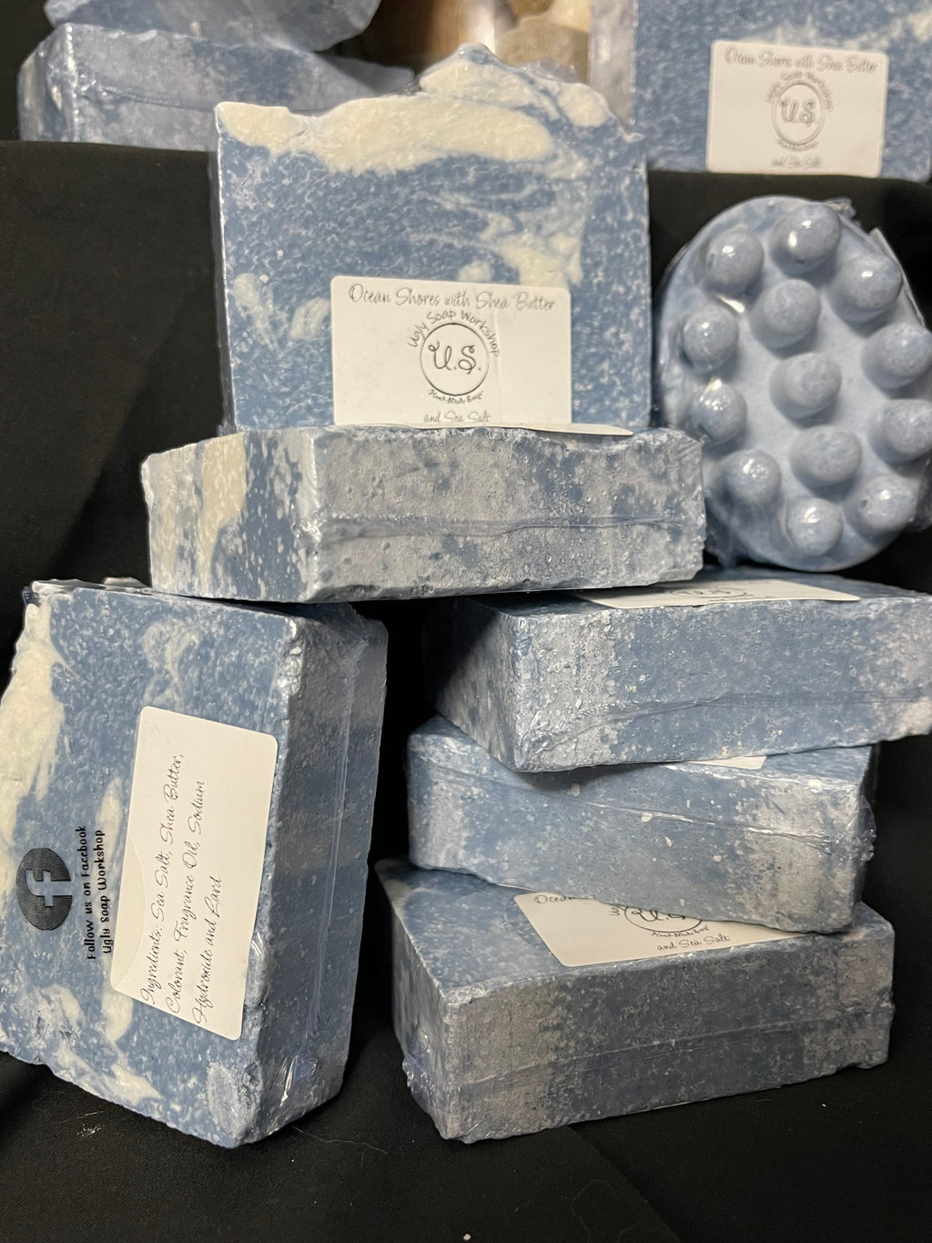 Ocean Shores bar soap with Shea Butter and Sea Salt
