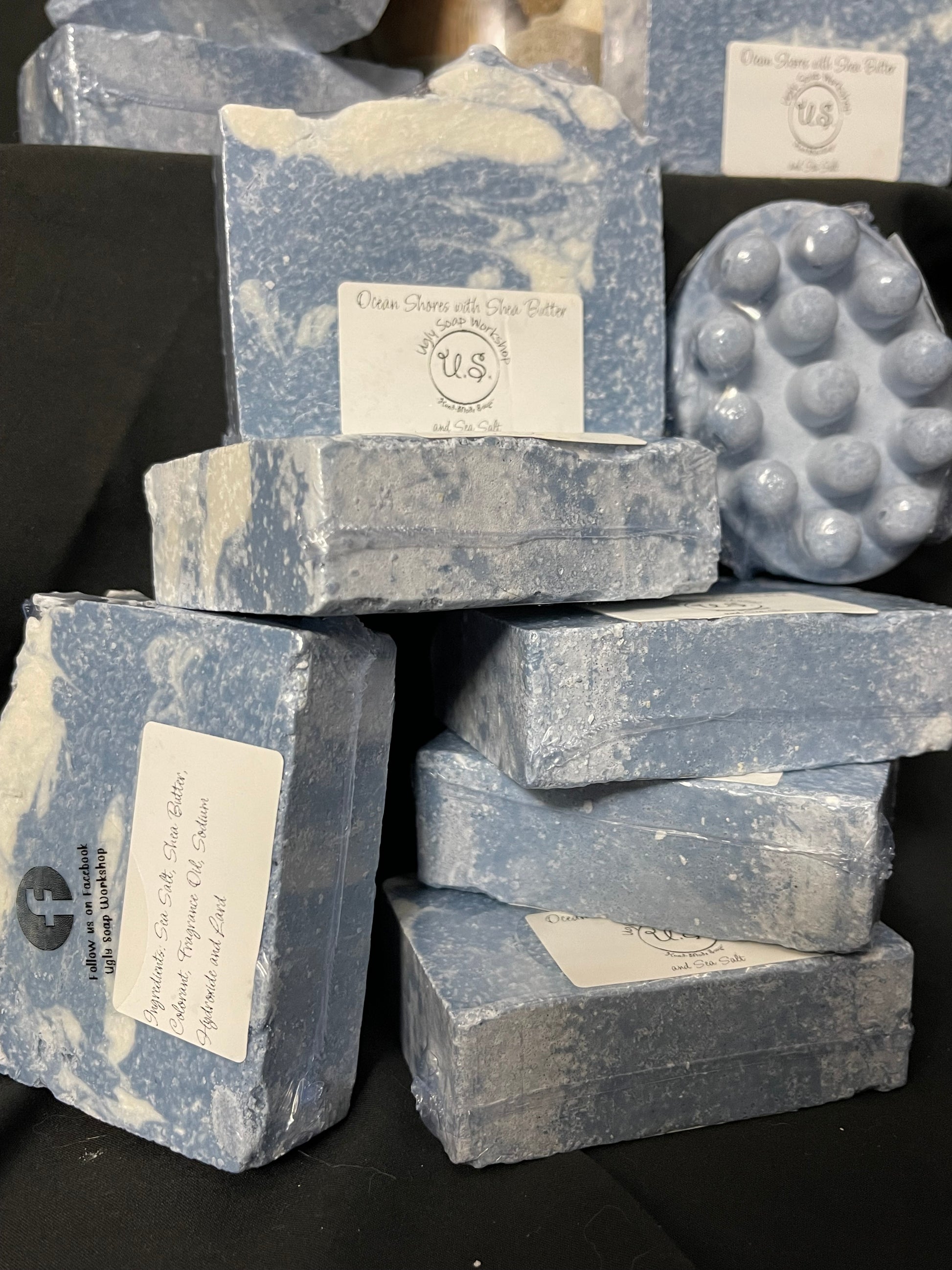 Ocean Shores bar soap with Shea Butter and Sea Salt