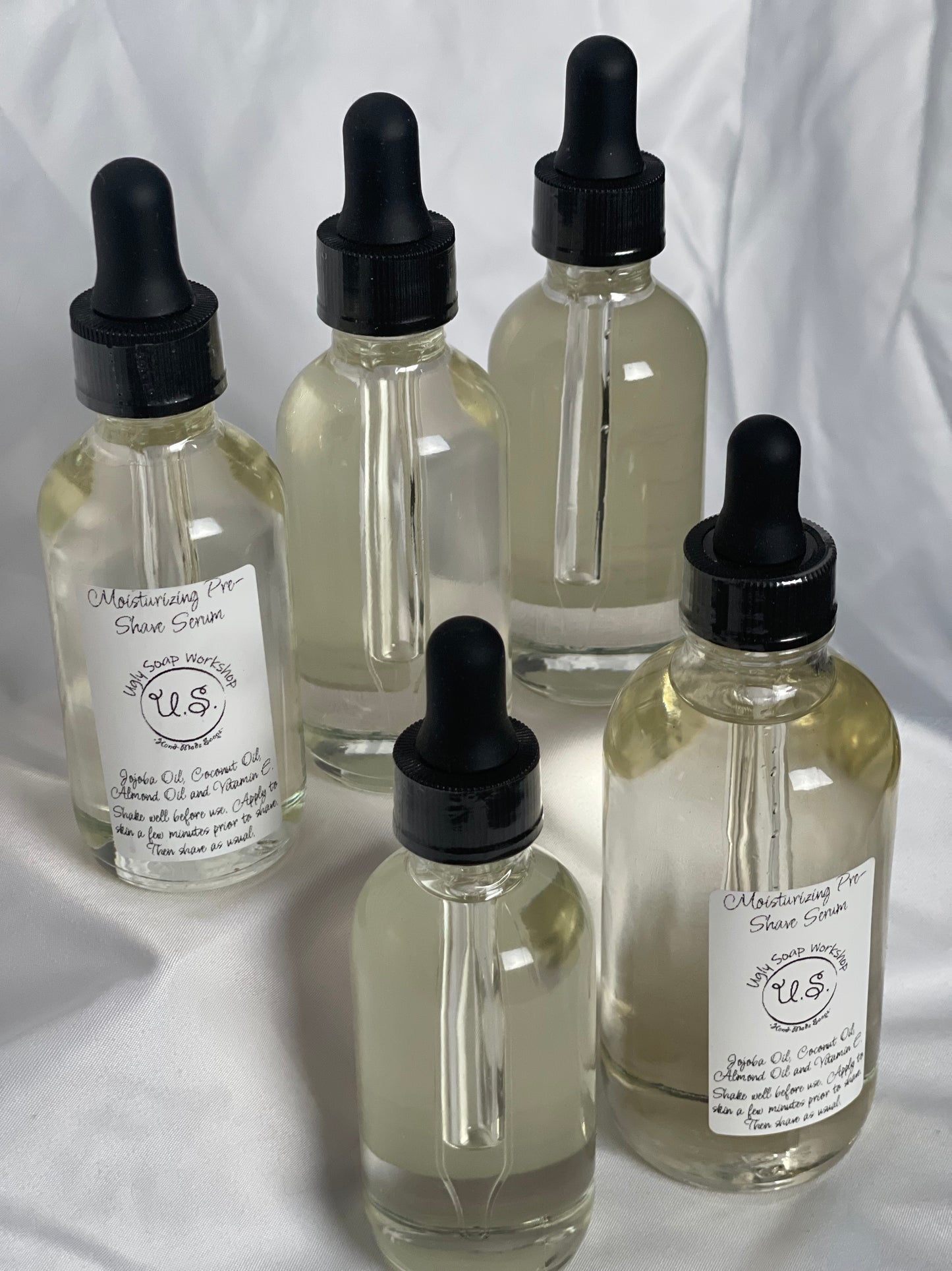 Pre-shave Serum, moisturizing anti-razor burn, no rashes