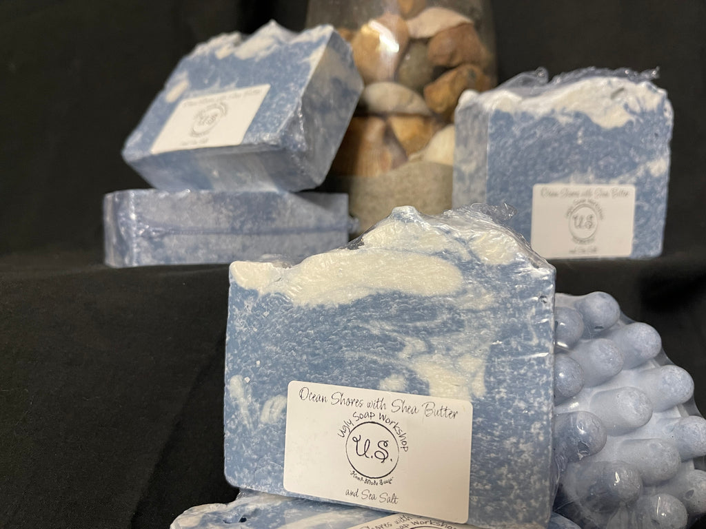 Ocean Shores bar soap with Shea Butter and Sea Salt