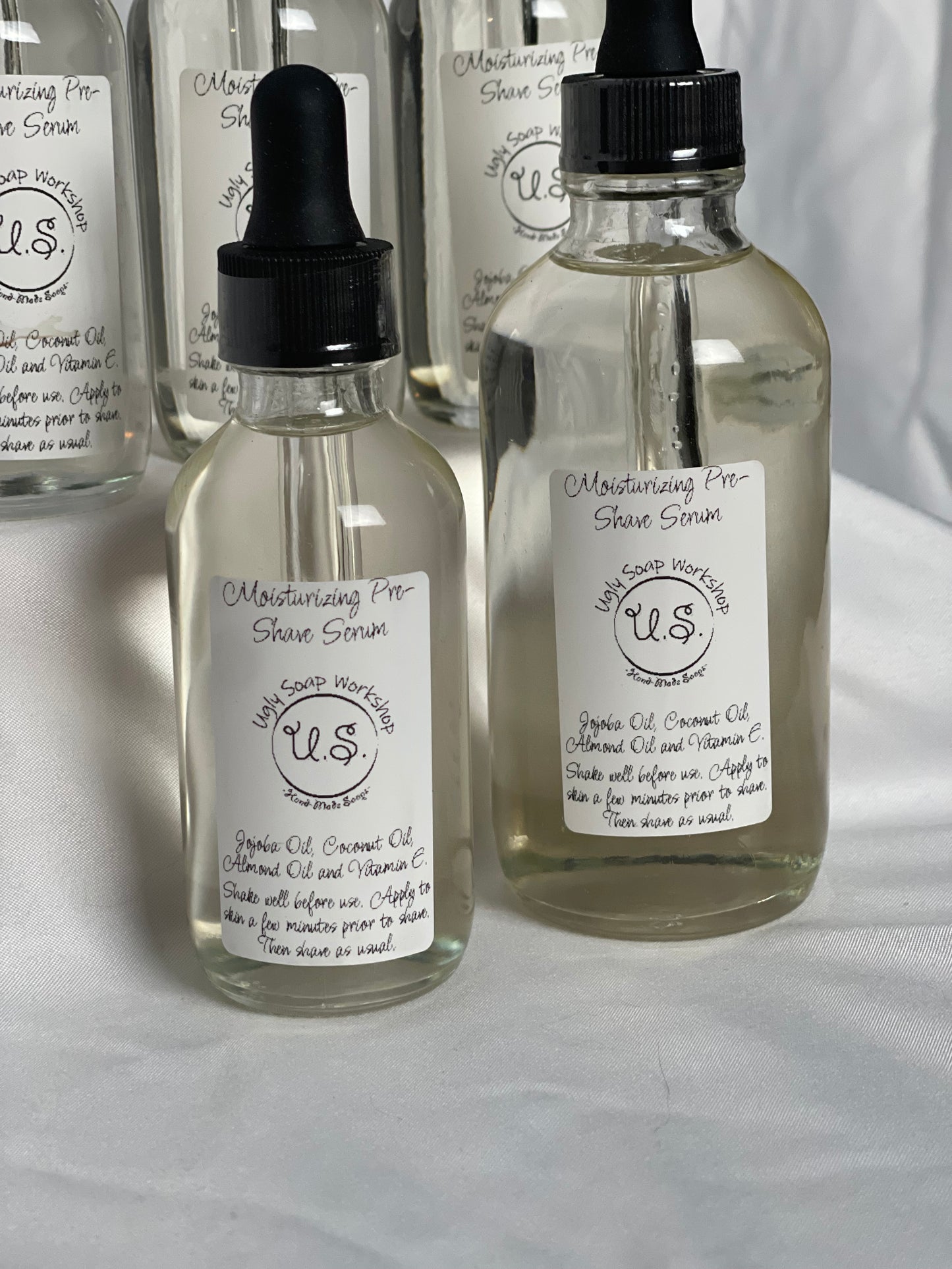 Pre-shave Serum, moisturizing anti-razor burn, no rashes