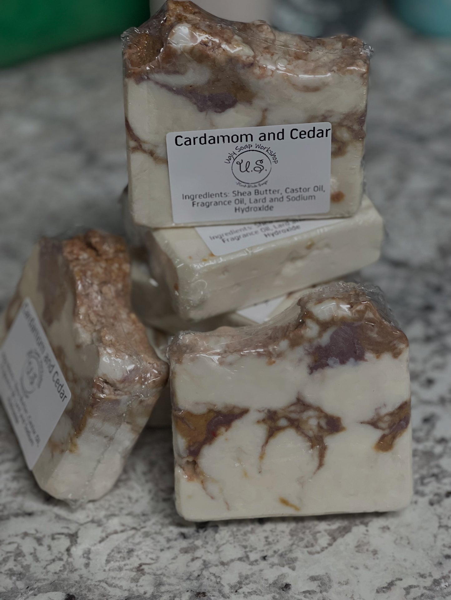 Cardamom and Cedar moisturizing bar soap