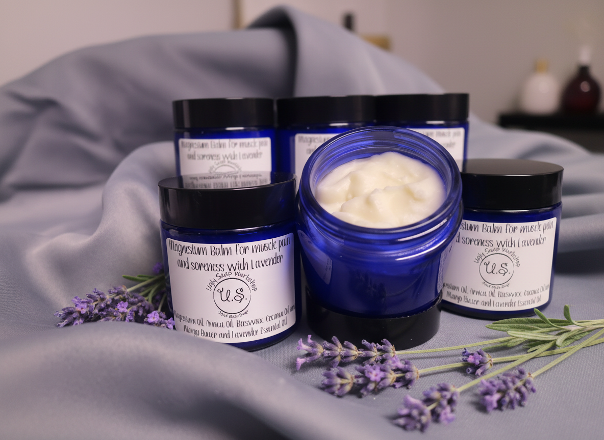 Lavender Essential Oil Magnesium Rub