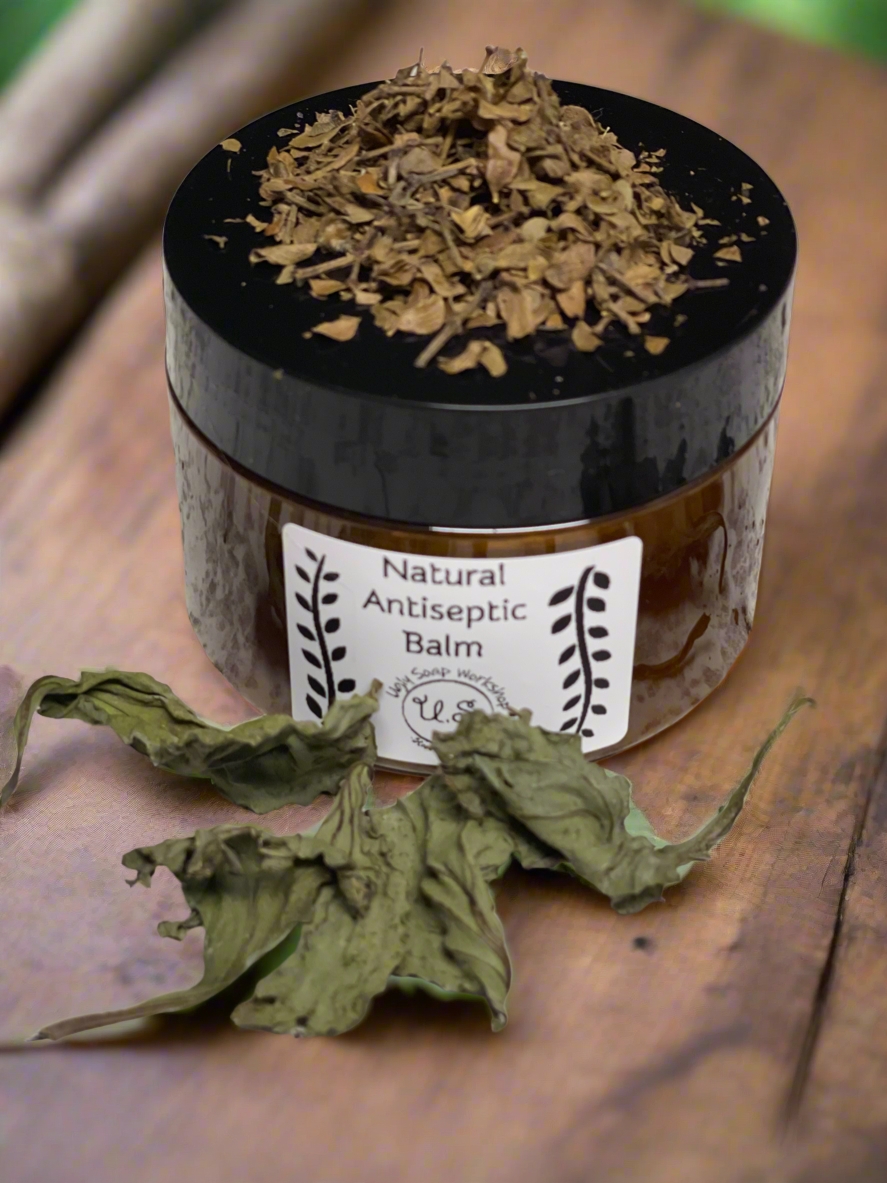 Chaparral, Plantain, Jojoba and Almond oil Salve