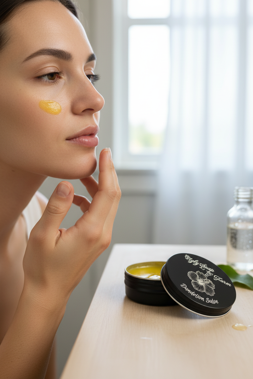 Dandelion Salve severe dry skin relief