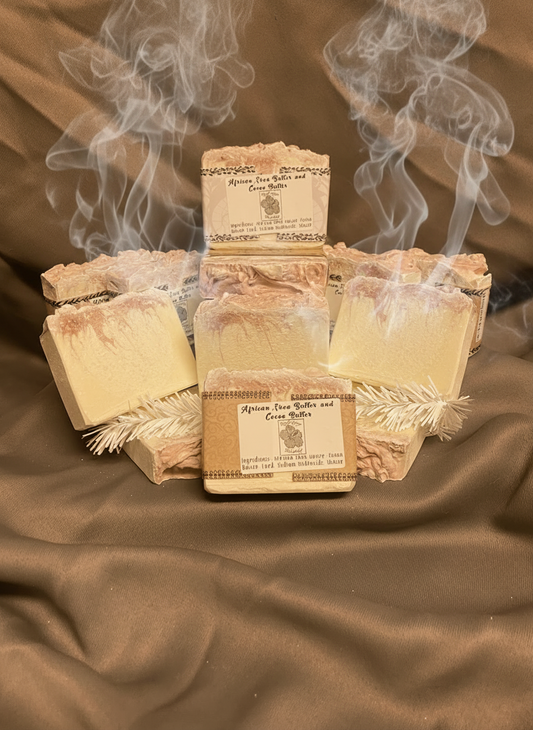 African Shea Butter, Cocoa Butter and Jojoba Oil Soap
