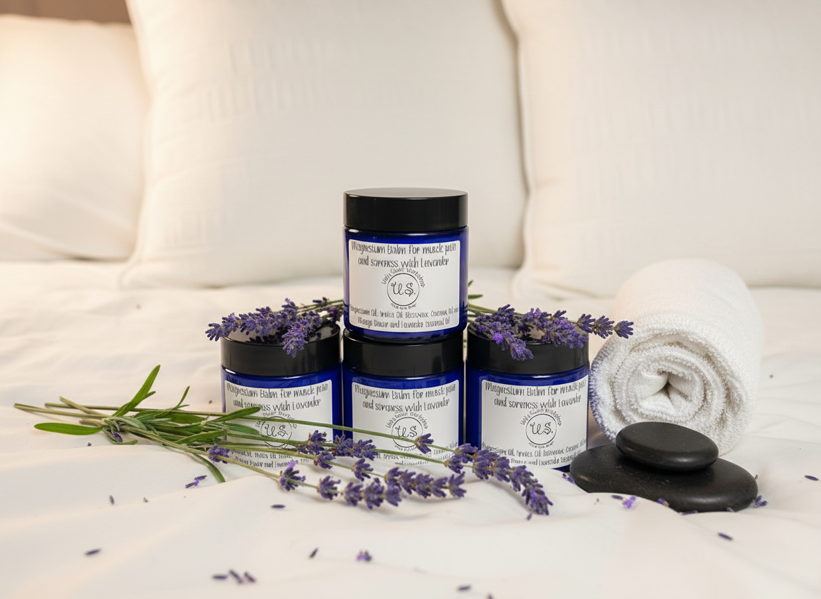Lavender Essential Oil Magnesium Rub