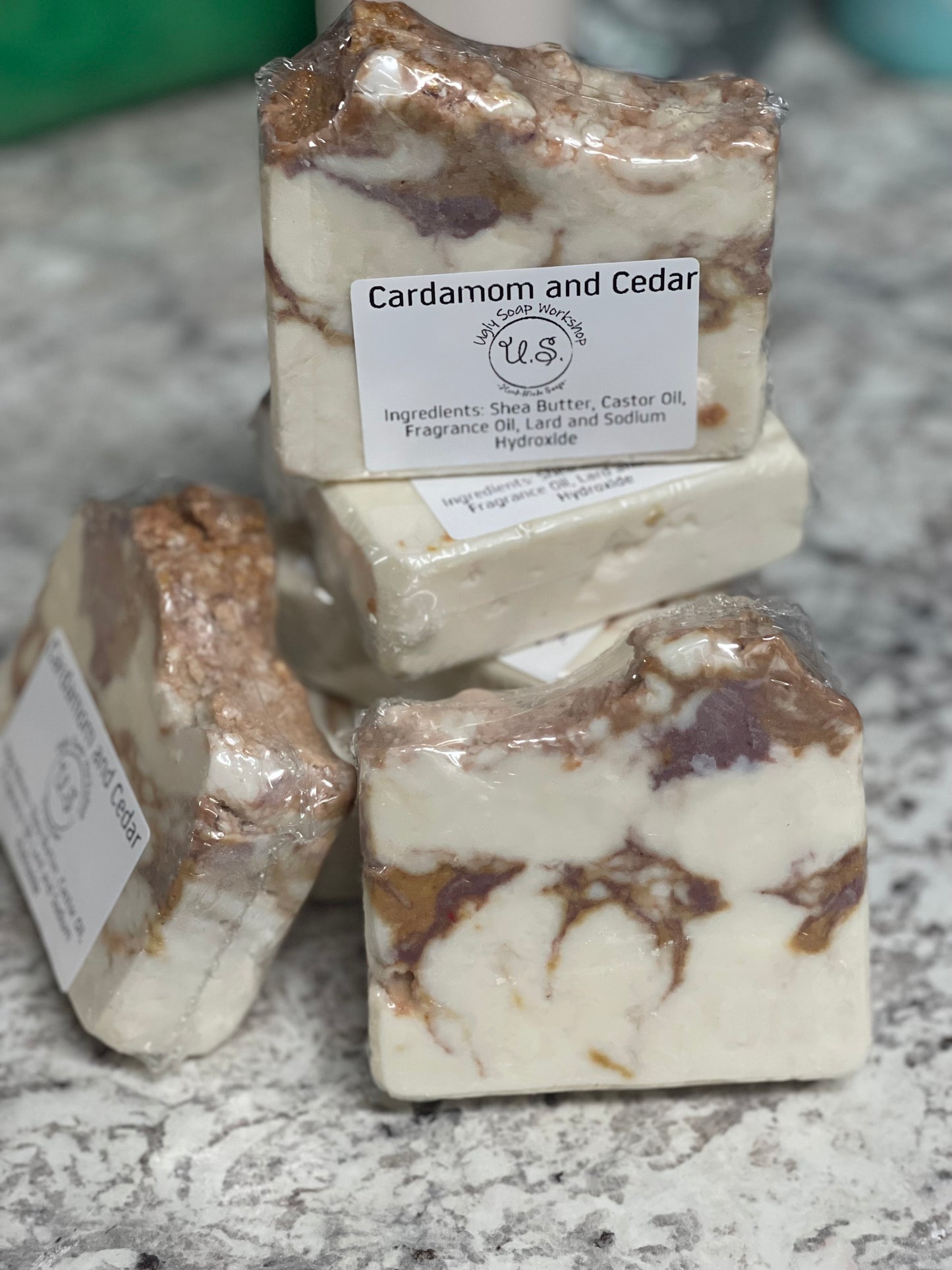 Cardamom and Cedar moisturizing bar soap