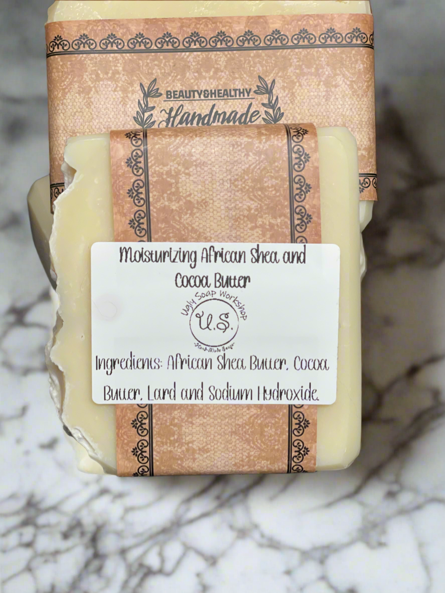 African Shea Butter, Cocoa Butter and Jojoba Oil Soap