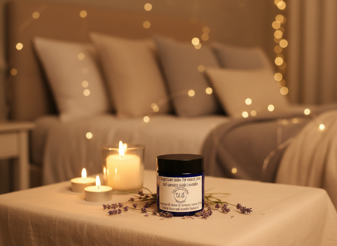Lavender Essential Oil Magnesium Rub