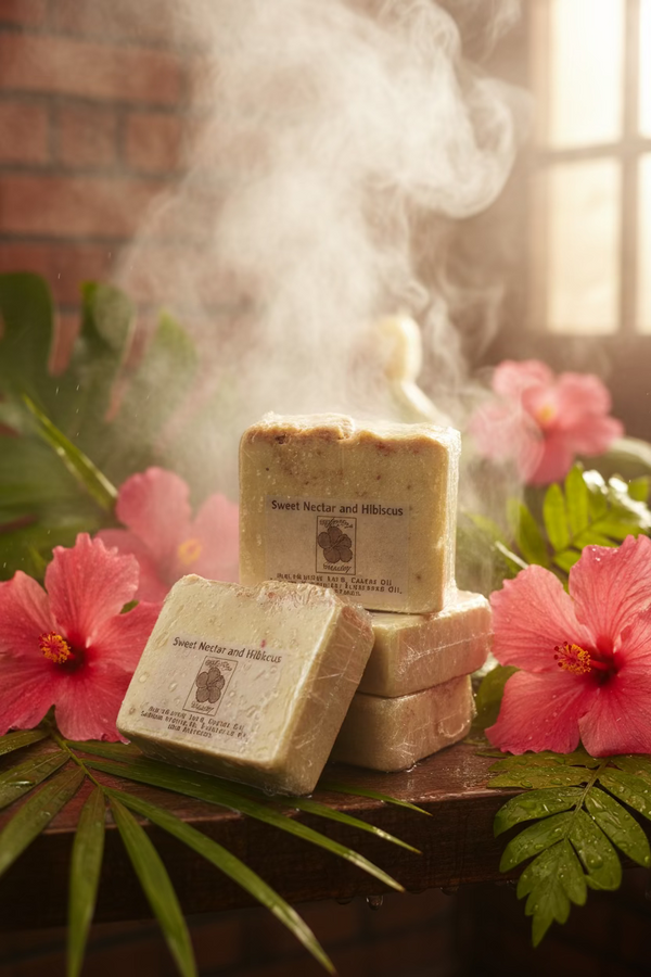 Sweet Nectar and HIbiscus Soap