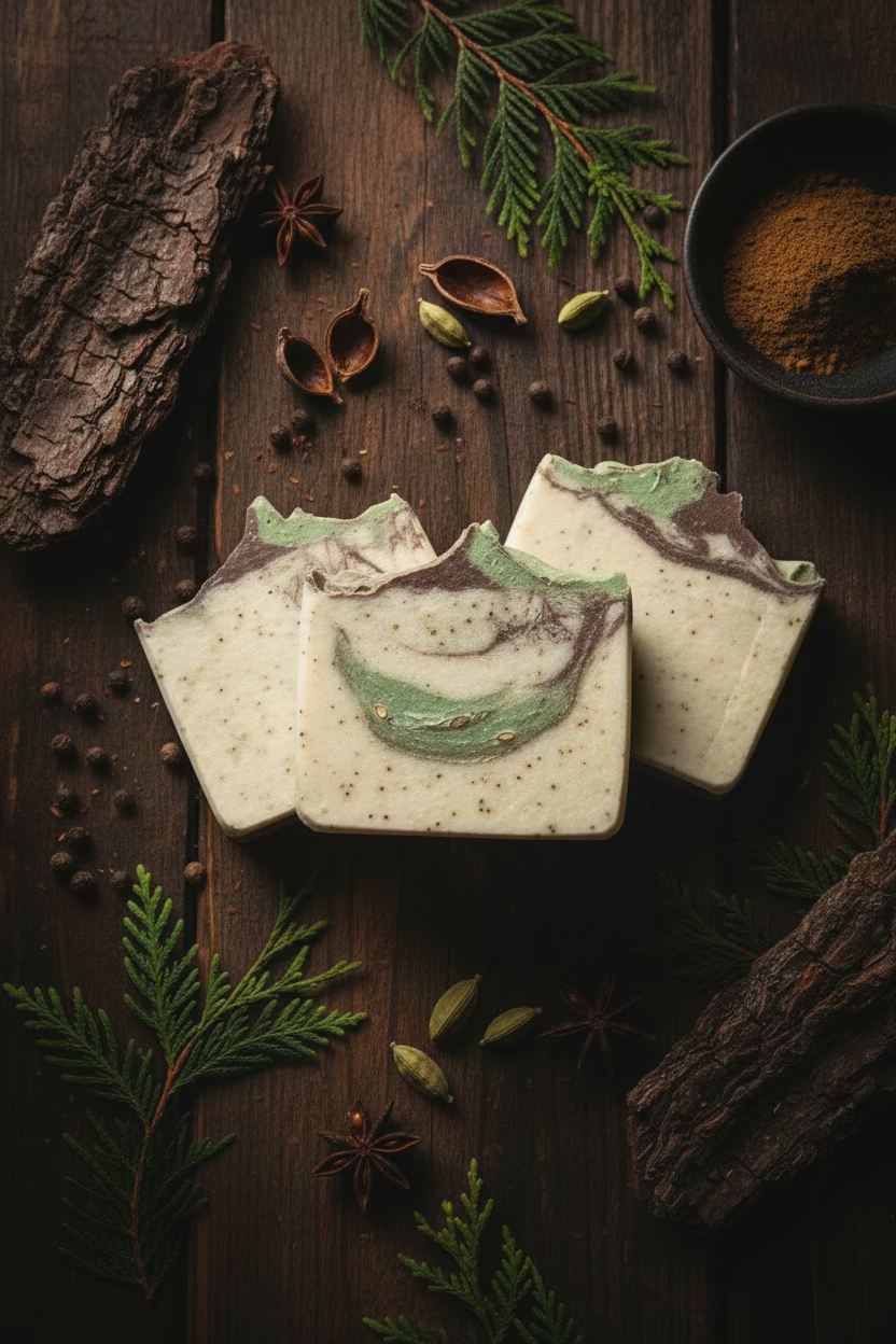 Cardamon and Cedar Soap