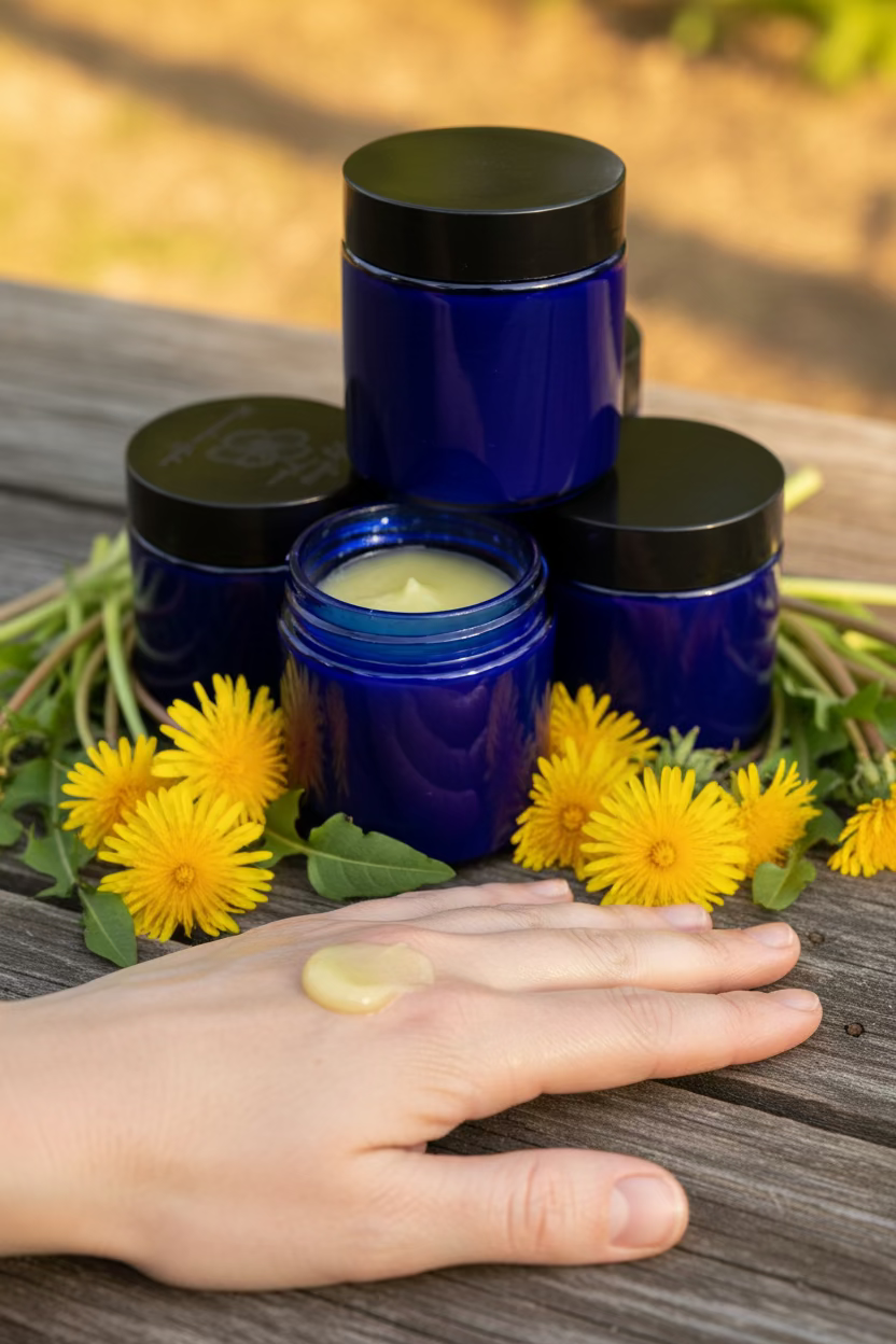 Dandelion Salve severe dry skin relief