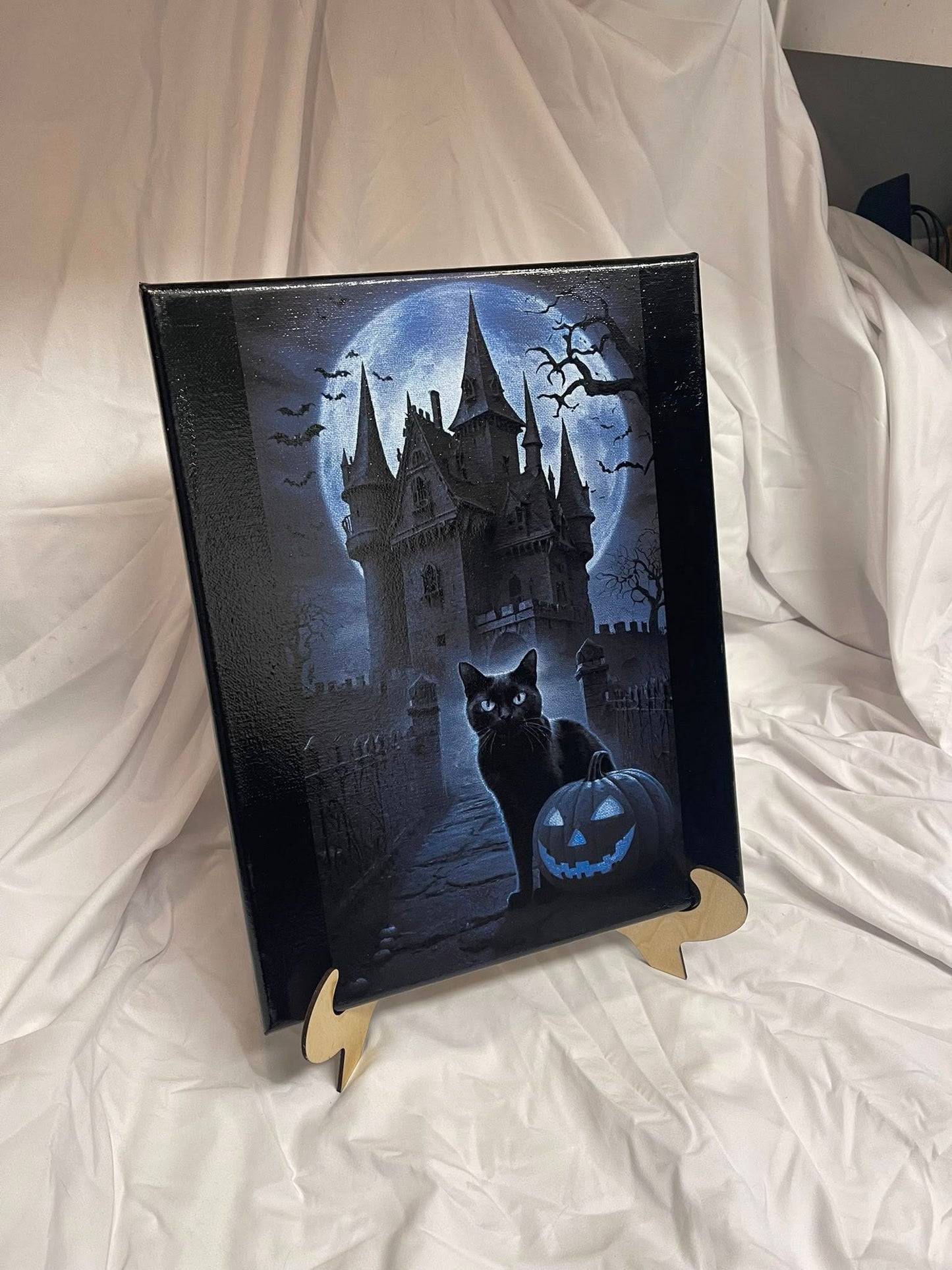 Haunted House with Cat