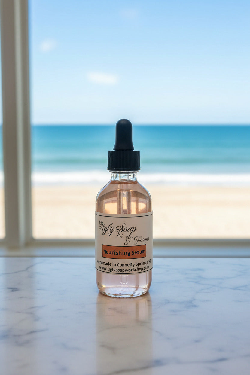Nourishing Serum for dry skin, rejuvenation and anti-aging