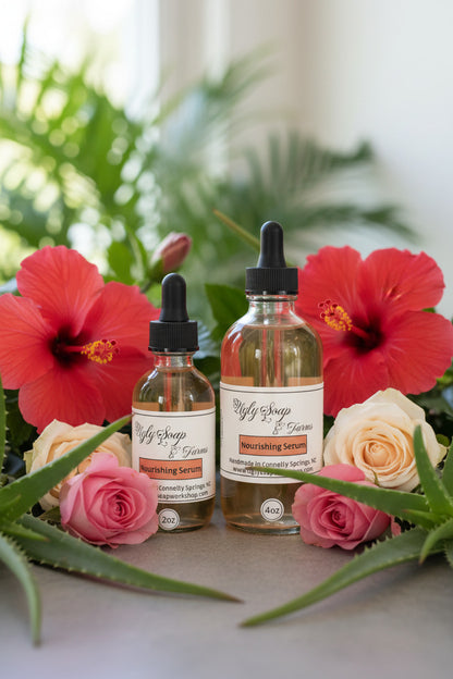 Nourishing Serum for dry skin, rejuvenation and anti-aging